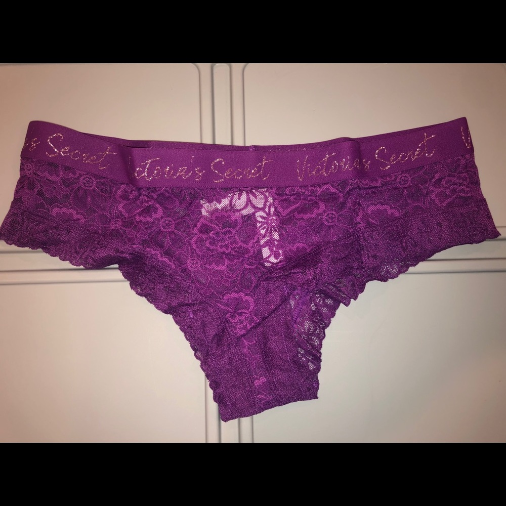Victoria’s Secret Purple Lace Cheeky Panties